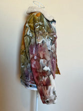 Load image into Gallery viewer, Custom Ice Dyed Sherpa Lined Jacket in ‘Rustic Rainbow’
