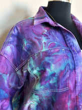 Load image into Gallery viewer, Women’s Large Oversized Denim Shacket Jacket in ‘Northern Lights’
