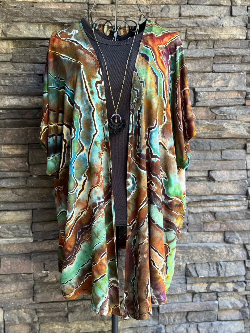 Custom Reverse Geode Kimono for Sue