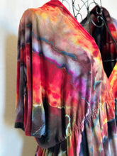 Load image into Gallery viewer, Women’s Large Geode Kimono Style Dress in ‘Fire On The Mountain’
