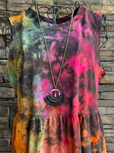 Load image into Gallery viewer, Women’s Large 100% Cotton Reverse Dyed Dress with Pockets in ‘Dark Spectrum’
