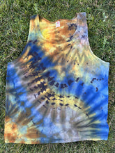 Load image into Gallery viewer, Men’s XL Reverse Ice Dyed Tank Top in ‘Indigo Sage’
