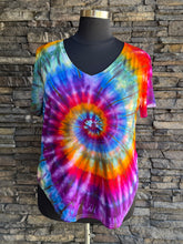 Load image into Gallery viewer, Custom V-Neck Spiral T-Shirt for Lanette
