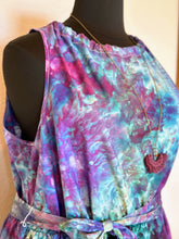 Load image into Gallery viewer, Women’s 2X Midi Tank Dress with Belt &amp; Pockets in ‘Northern Lights’
