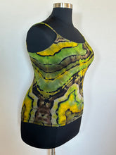 Load image into Gallery viewer, Women’s XL Reverse Geode Spaghetti Strap Tank Top in ‘Snakeskin’
