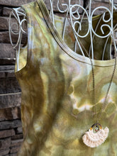 Load image into Gallery viewer, Women’s Medium Geode Tank Top in ‘Olive Grove’
