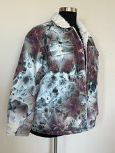 Load image into Gallery viewer, Custom Sherpa Lined Denim Jacket in ‘Brushed Steel’ for Sharlla
