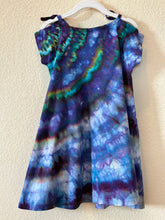 Load image into Gallery viewer, Toddler 6 Tie Shoulder Split Sleeves Dress in ‘MindBender Twist’
