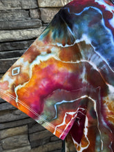 Load image into Gallery viewer, Women’s XXL Luxe Geode V-Neck T-Shirt in ‘Merlot Moon’
