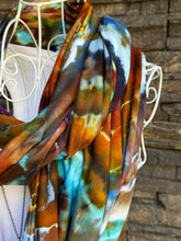 Load image into Gallery viewer, Geode Seamless Bali Rayon Jersey Infinity Scarf in ‘Koroit Boulder Opal’
