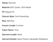Load image into Gallery viewer, Women’s XL (fit more like an XXL) Geode Mid-Rise Pull-On Lounge Shorts with Pockets in ‘Cosmic Eyes’
