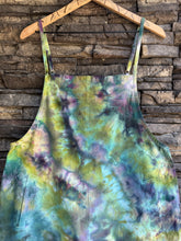 Load image into Gallery viewer, Women’s Medium Geode Wide-Leg Cotton Jumpsuit in ‘Forest Fairy’
