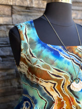 Load image into Gallery viewer, Custom Reverse Geode Dress in ‘Azurite’ for Candice
