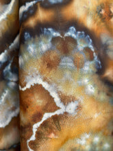Load image into Gallery viewer, Men’s XL 100% Rayon Geode Button Up Short Sleeved Shirt in ‘Turkey Tail Mushroom’
