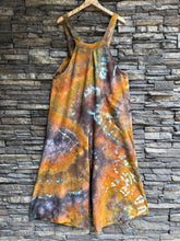 Load image into Gallery viewer, Women’s Medium (fit more like a large) Geode Wide-Leg Linen/Rayon Overalls in ‘Charred Redwood’
