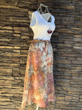 Load image into Gallery viewer, Women’s Medium Tie-waist Soft Denim Midi Skirt in ‘Blush Oasis’
