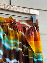 Load image into Gallery viewer, Custom Geode Rayon Open Leg Pants in ‘Boulder Opal’ for Alison
