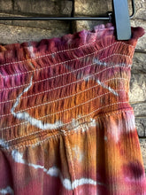 Load image into Gallery viewer, Women’s Large Geode 100% Rayon Split-Leg Wide-Leg Pants in ‘Black Cherry Gold’
