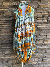Load image into Gallery viewer, Geode XL Seamless Bali Rayon Jersey Infinity Scarf in ‘Boulder Turquoise’
