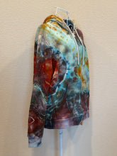 Load image into Gallery viewer, Women’s Large Geode Zip Up Hoodie in ‘Coral Reef’
