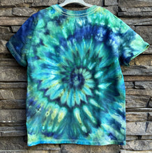 Load image into Gallery viewer, Youth 6/7 100% Cotton Spiral T-Shirt with Pocket in ‘Sapphire Seas’
