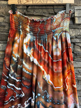 Load image into Gallery viewer, Women’s Large Geode Palazzo Pants with Pockets in ‘Midnight Ember’
