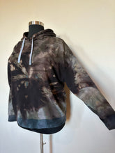 Load image into Gallery viewer, Women’s XXL Reverse Dye Hoodie in ‘Raven’
