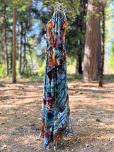 Load image into Gallery viewer, Women’s One Size (S-3X) Geode 100% Rayon Tie Front Caftan Dress in ‘Rooster’
