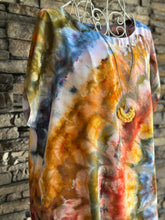 Load image into Gallery viewer, Women’s Medium Caftan-Style ‘Easy Breezy’ 100% Rayon Dress in ‘Rustic Rainbow’
