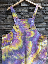 Load image into Gallery viewer, Women’s XXL Cotton/Linen Overalls with Tulip Leg in ‘Sugar Plum’
