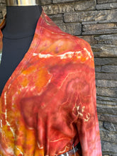 Load image into Gallery viewer, Women’s XXL Pact Organic Cotton Geode Robe Cardigan in ‘Rustic Rainbow’
