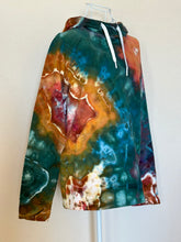 Load image into Gallery viewer, Unisex Small Geode Thumbhole Hoodie in ‘Rainbow Sherbet’
