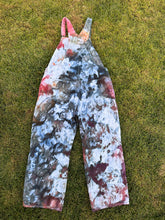 Load image into Gallery viewer, Women’s XL (size 16) Ice Dyed Denim Overalls in ‘Pinot Sage’
