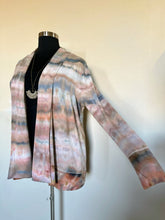 Load image into Gallery viewer, Women’s XL Cardigan with Thumbholes and Pockets in Muted Earth Tones Twist
