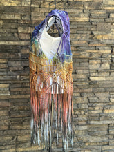 Load image into Gallery viewer, Custom Crocheted Fringe Vest for Kat
