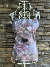 Load image into Gallery viewer, Women’s Small Geode Spaghetti Strap Tank Top in ‘New Black’
