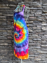 Load image into Gallery viewer, Adult Apron with Pockets in Rainbow Spiral
