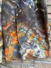 Load image into Gallery viewer, Women’s XXL (18) Geode Linen Blend Wide-Leg Split-Hem Flowy Pants with Pockets in ‘Midnight Jasper’
