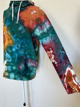 Load image into Gallery viewer, Unisex Small Geode Thumbhole Hoodie in ‘Rainbow Sherbet’
