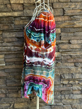 Load image into Gallery viewer, Women’s Small Geode Short Sleeved V-Neck Shirt in ‘Fire Opal’

