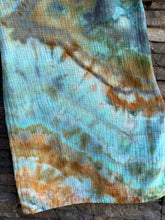 Load image into Gallery viewer, Women’s Large 100% Cotton Gauze Wide-Leg Overalls in ‘Boulder Turquoise’
