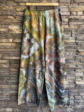 Load image into Gallery viewer, Women’s XL Geode Wide-Leg Rayon/Linen/Cotton Pants in ‘Smokey Jasper’
