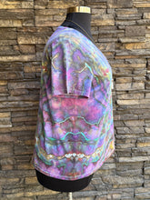 Load image into Gallery viewer, Women’s 1X Geode 100% Cotton V-Neck T-Shirt in ‘Midnight Opal’
