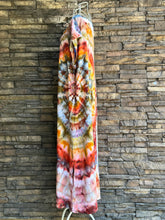 Load image into Gallery viewer, Women’s Medium Caftan-Style ‘Easy Breezy’ 100% Rayon Dress in ‘Rustic Rainbow’
