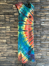 Load image into Gallery viewer, Women’s Small (can fit a medium too) U-Neck 100% cotton Midi Dress in ‘Bold As Love’
