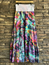 Load image into Gallery viewer, Women’s Medium Geode 100% Cotton Tiered Wide Leg Flared Pants with Pockets in ‘Cosmic Eyes’
