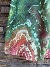 Load image into Gallery viewer, Custom Geode Wide-Leg Linen/Rayon Overalls in ‘Tide Pool’ for Stacey
