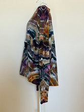 Load image into Gallery viewer, Custom Geode Thumbholes &amp; Pockets Pullover in ‘Autumn Dawn’ for Christine
