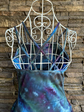 Load image into Gallery viewer, Women’s Small Pact Organic Cotton Geode Strappy Skater Dress with Pockets in ‘Mermaid Tail’
