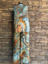 Load image into Gallery viewer, Women’s XL Geode Wide-Leg Palazzo Pants in ‘Boulder Turquoise’
